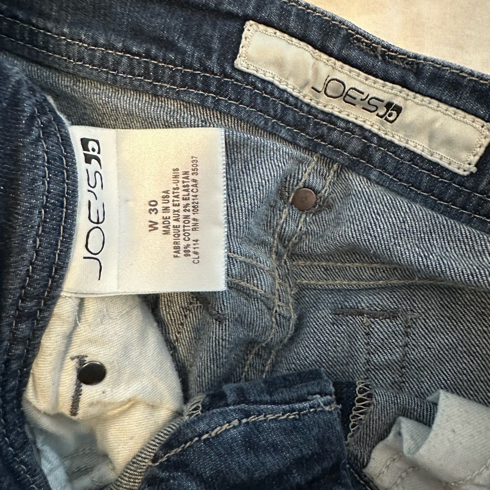 Joe's Jeans Blue Flare Wide Leg Denim - Picture 3 of 5